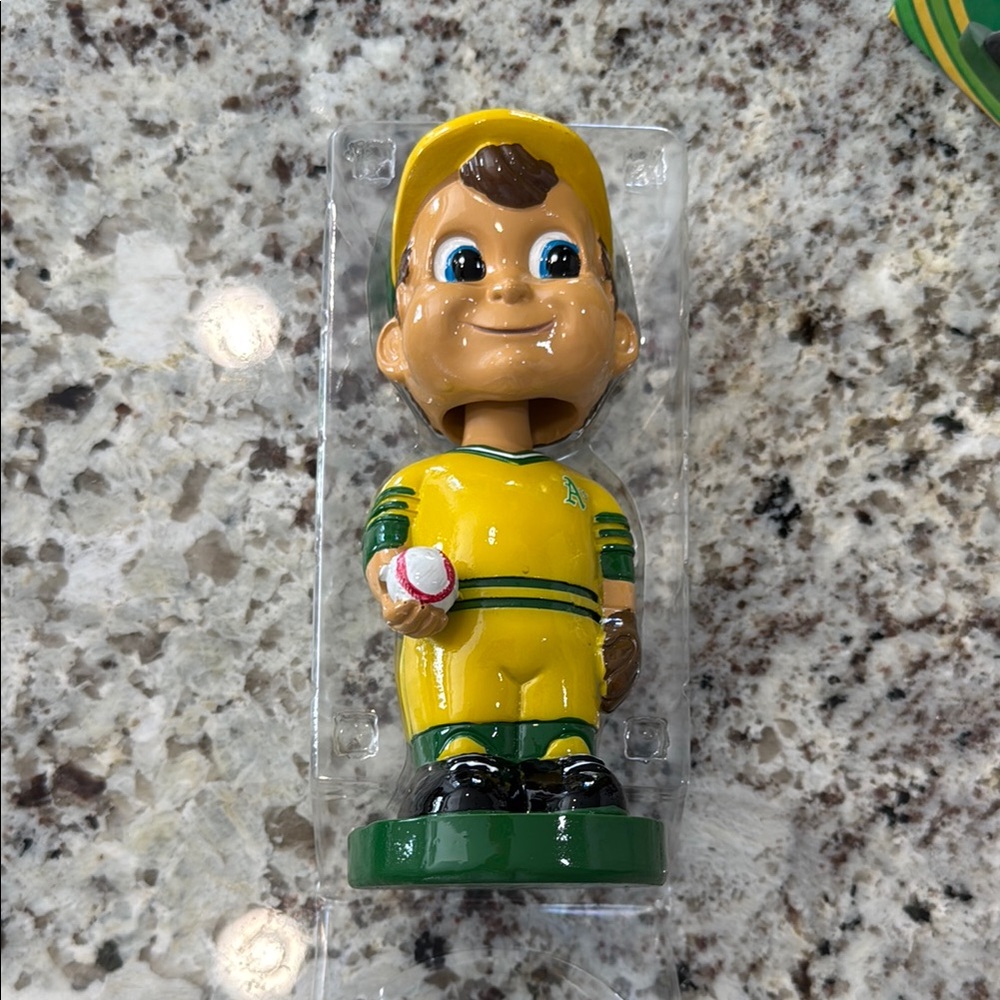 Oakland A’s retro bobblehead